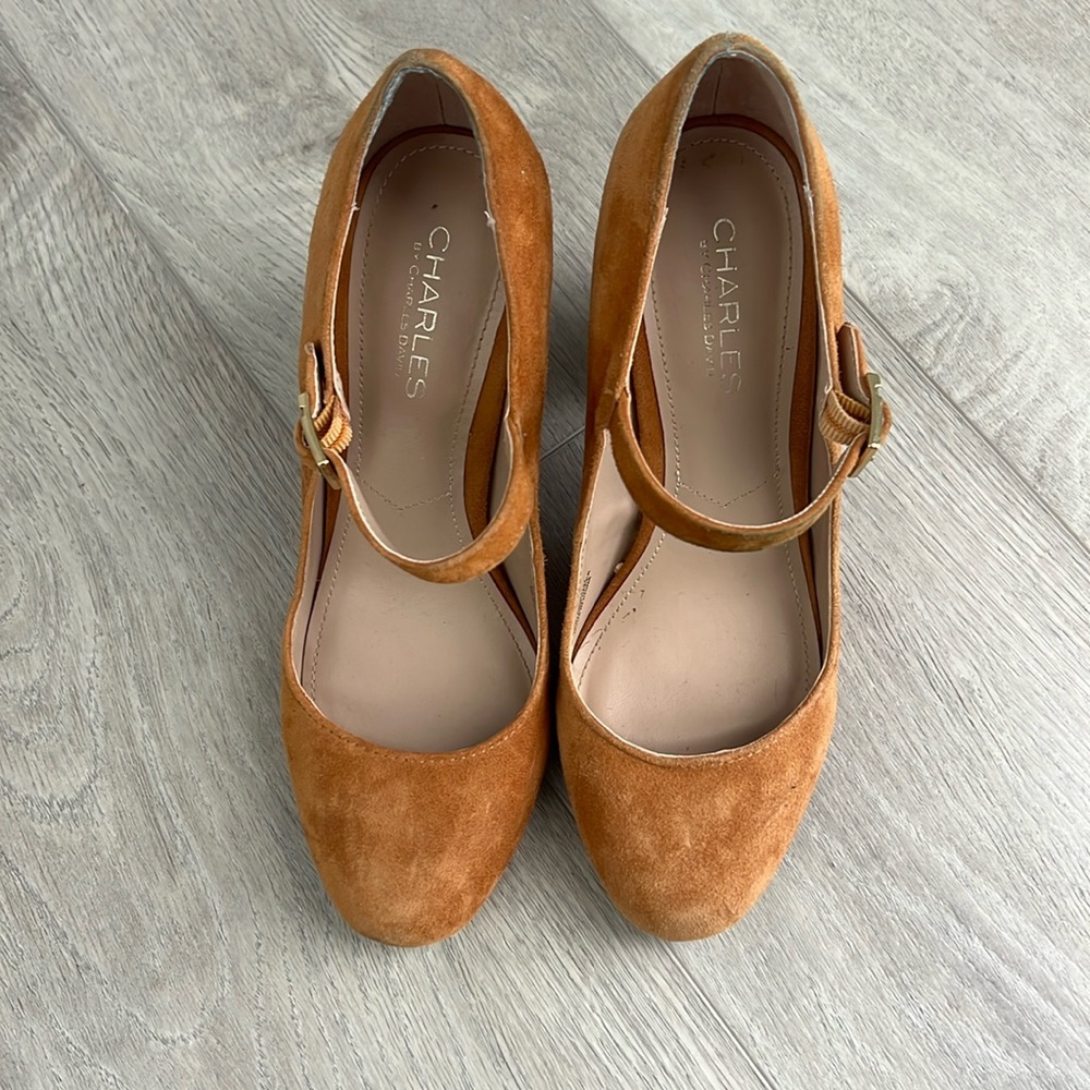 Charles David suede heels